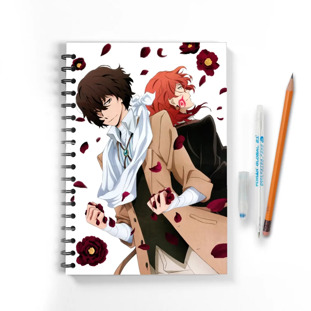блокнот Великий из бродячих псов Дазай Осаму и Чуя Накахара -Bungou Stray Dogs