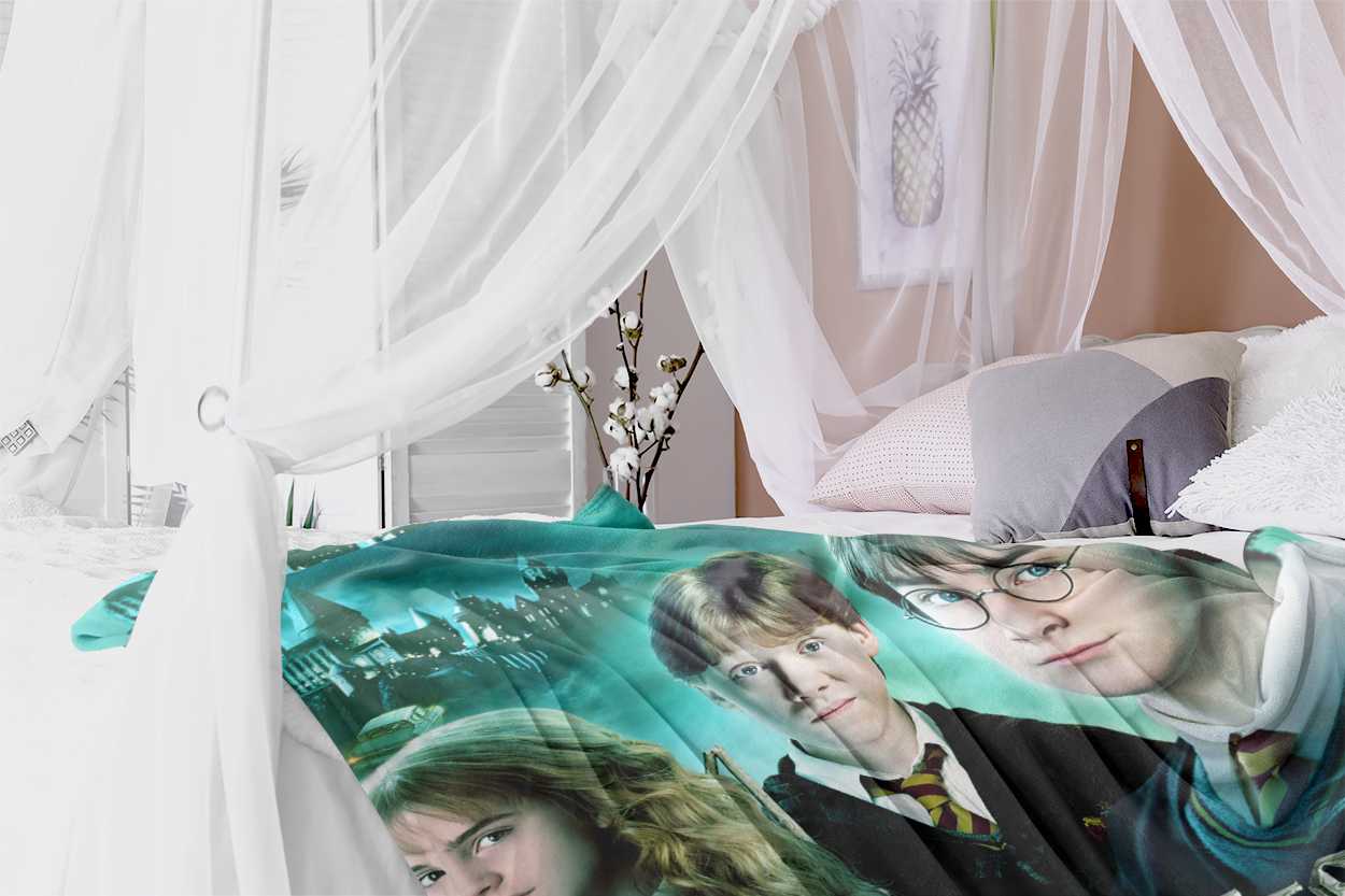 Плед двухсторонний Гарри Поттер