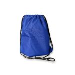 сумка для сменки, рюкзак без кармана синяя Гань Юй Геншин Импакт вид сзади
