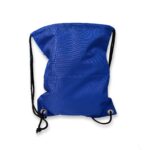 сумка для сменки, рюкзак без кармана синяя Кэцин Геншин Импакт вид сзади