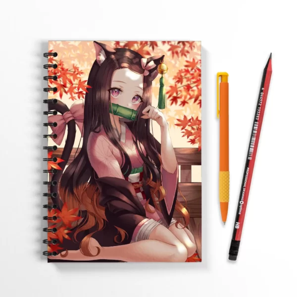 Блокнот Незуко Клинок, рассекающий демонов. Kimetsu no Yaiba; Demon Slayer, формат А5