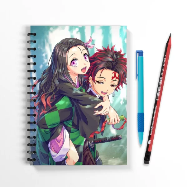 Блокнот Незуко Клинок, рассекающий демонов. Kimetsu no Yaiba; Demon Slayer, формат А5