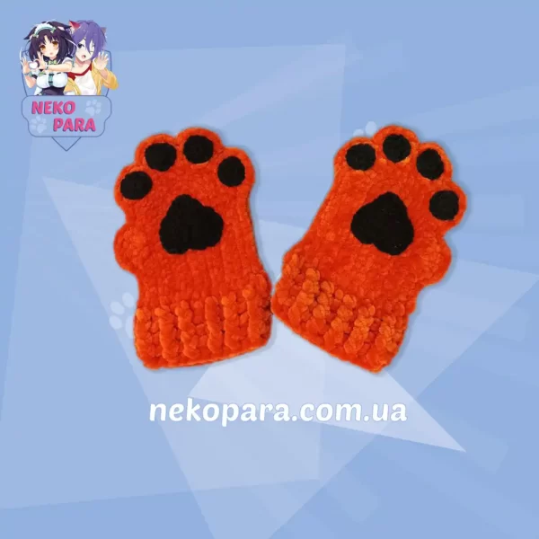 Неко-лапки оранжевые