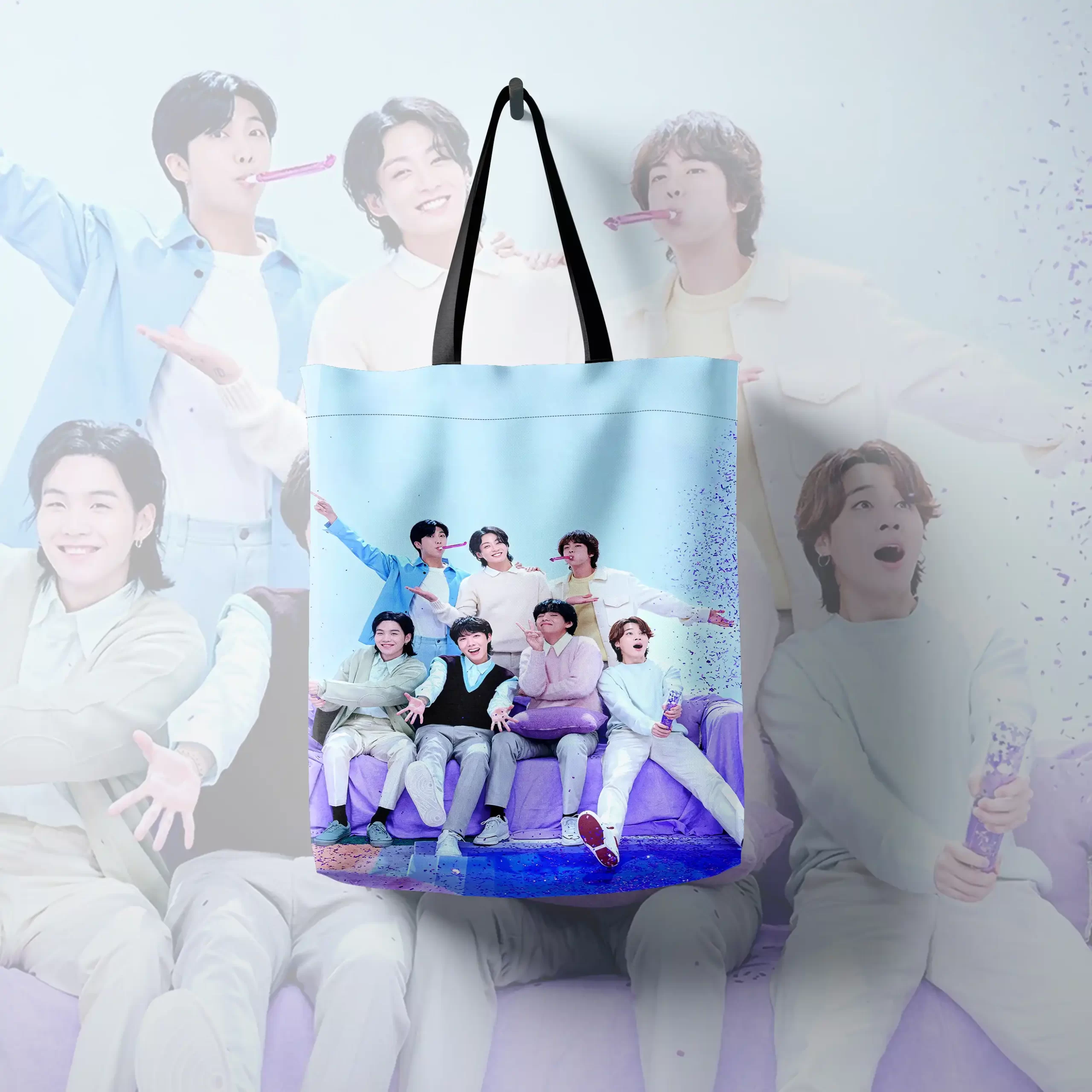 1Hanging Tote Bag Mockup BTS2_result Шопер, эко-сумка BTS
