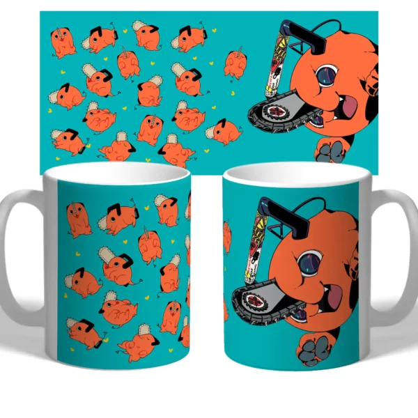 Чашка Человек-Бензопила «Chainsaw Man» Почита