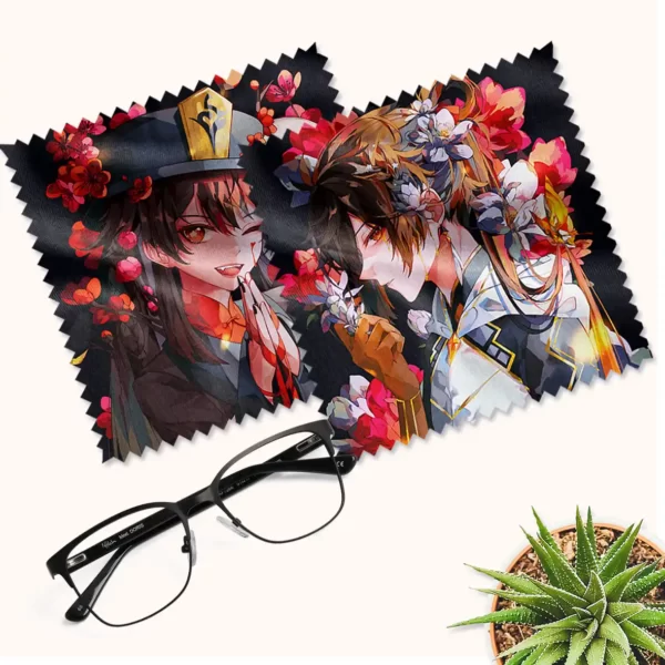 Салфетка для очков Геншин Импакт “Genshin impact" Чжун Ли