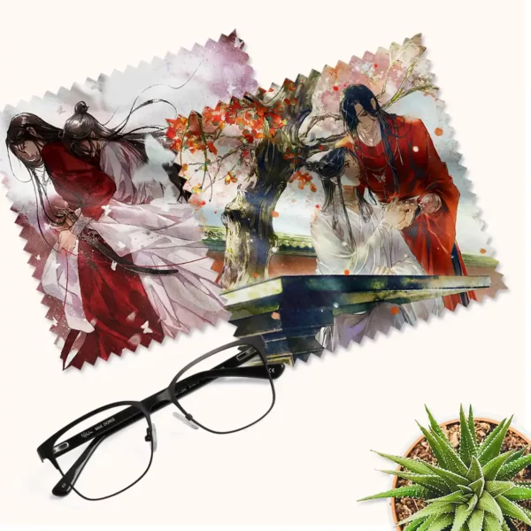 Салфетка для очков Благословение небожителей “Tian Guan Ci Fu” Хуа Чен и Се Лянь