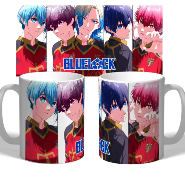 Чашка Блю Лок «Blue Lock» Синяя Тюрьма