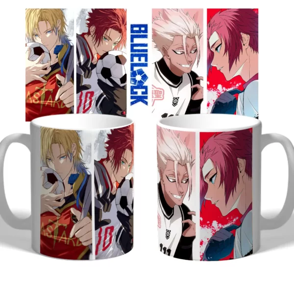 Чашка Блю Лок «Blue Lock» Синяя Тюрьма