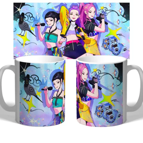 Чашка Кейпоп-охотницы на демонов «KPop Demon Hunters»
