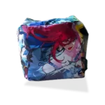 Бескаркасное кресло-мешок | пуф Блю Лок «Blue Lock» Синяя Тюрьма