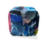 Бескаркасное кресло-мешок | пуф Блю Лок «Blue Lock» Синяя Тюрьма