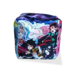 Бескаркасное кресло-мешок | пуф Клинок, рассекающий демонов «Demon Slayer»