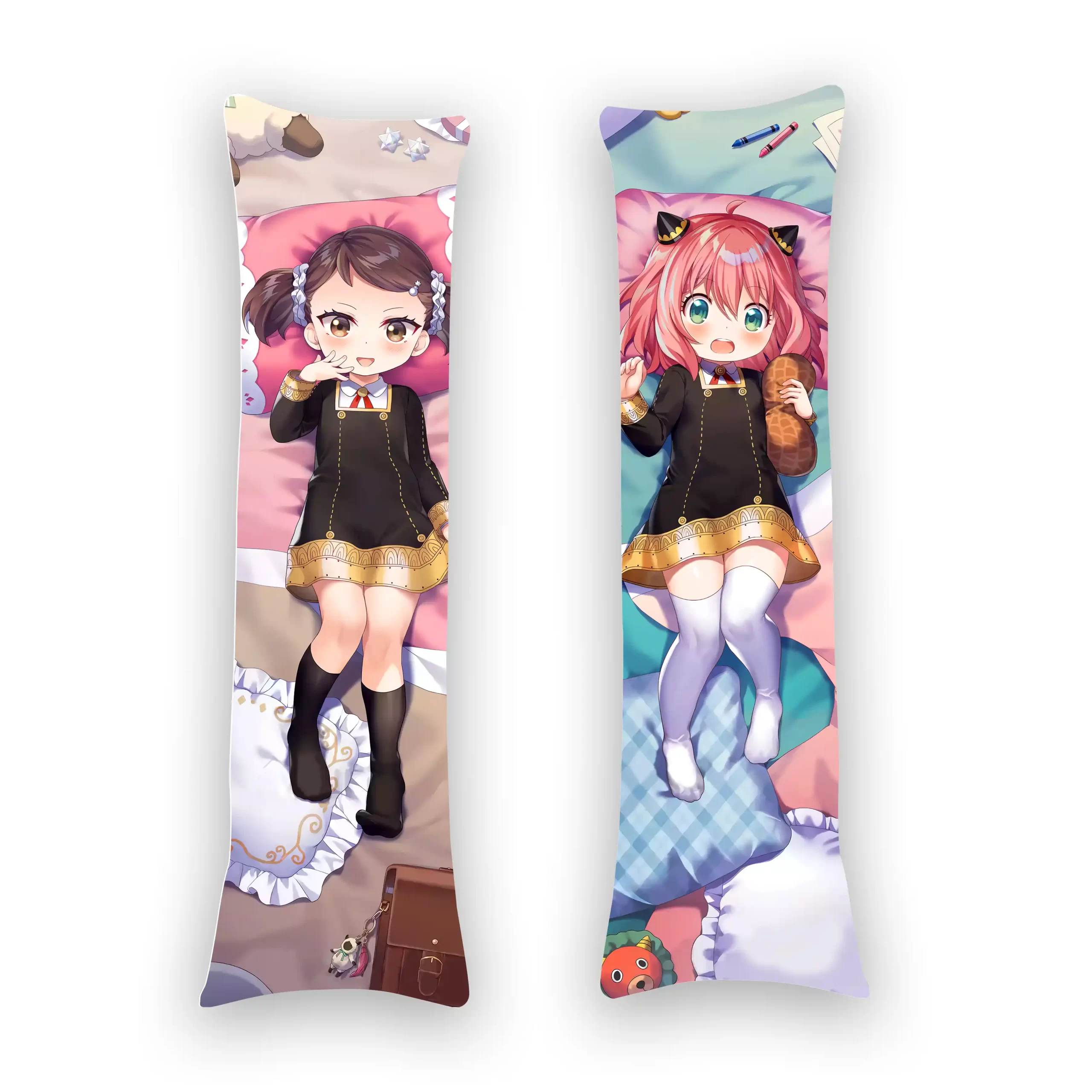 Дакимакура Семья шпиона "Spy x Family" Аня Форджер и Бэкки Блэкбелл