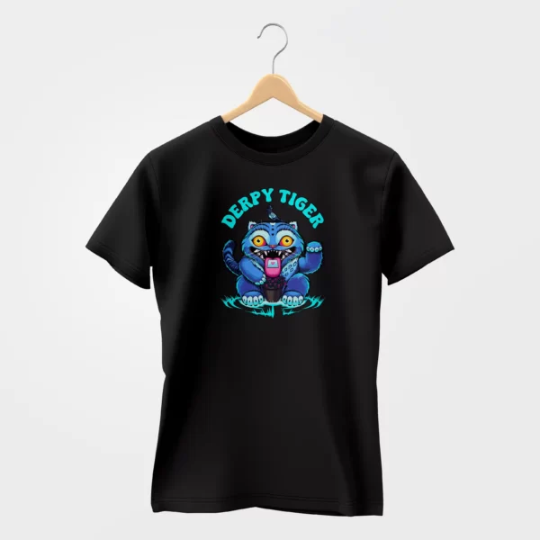 Футболка Кейпоп-охотницы на демонов «KPop Demon Hunters»Тигр Дерпи
