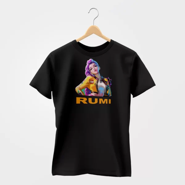 Футболка Кейпоп-охотницы на демонов «KPop Demon Hunters» Руми