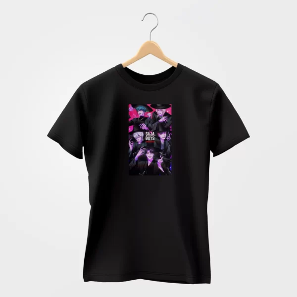 Футболка Кейпоп-охотницы на демонов «KPop Demon Hunters» Saja Boys